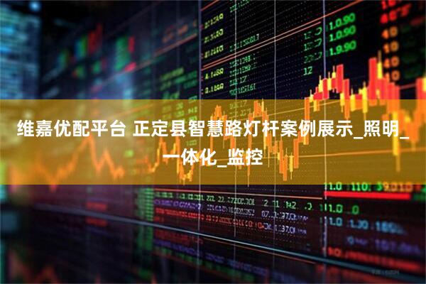 维嘉优配平台 正定县智慧路灯杆案例展示_照明_一体化_监控