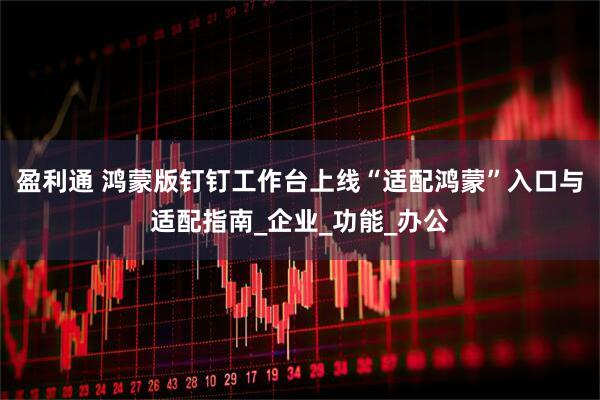 盈利通 鸿蒙版钉钉工作台上线“适配鸿蒙”入口与适配指南_企业_功能_办公